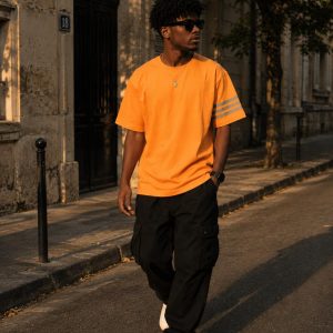 Drop Shoulder ( Orange )