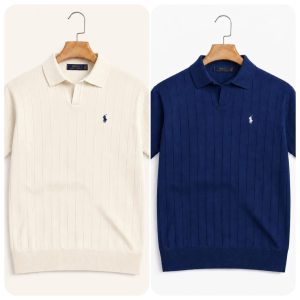 2 Pis Combo ( Cream & Deep Blue )